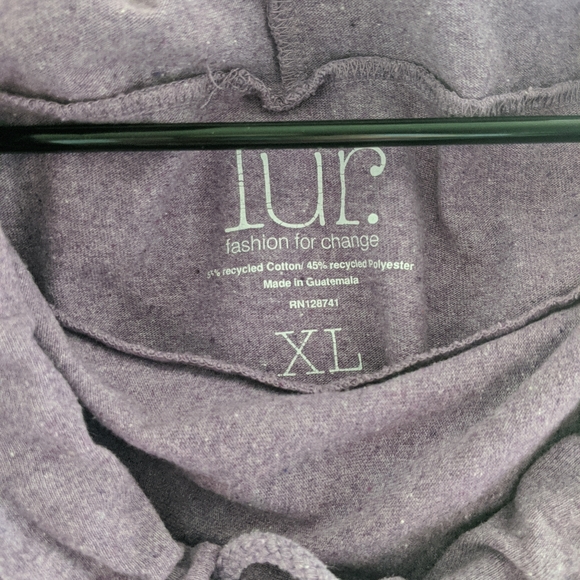 Cowl neck hoodie - Picture 2 of 2